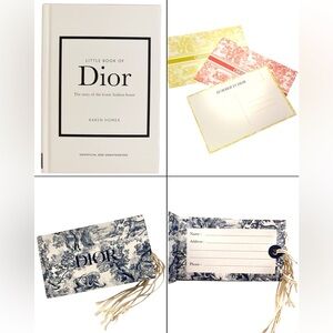Little Book of Dior + 6 Luggage Tags + 3 Postcards | Luxury GWP Set |$375+ Value